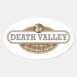 Death Valley National Park Ovaler Aufkleber