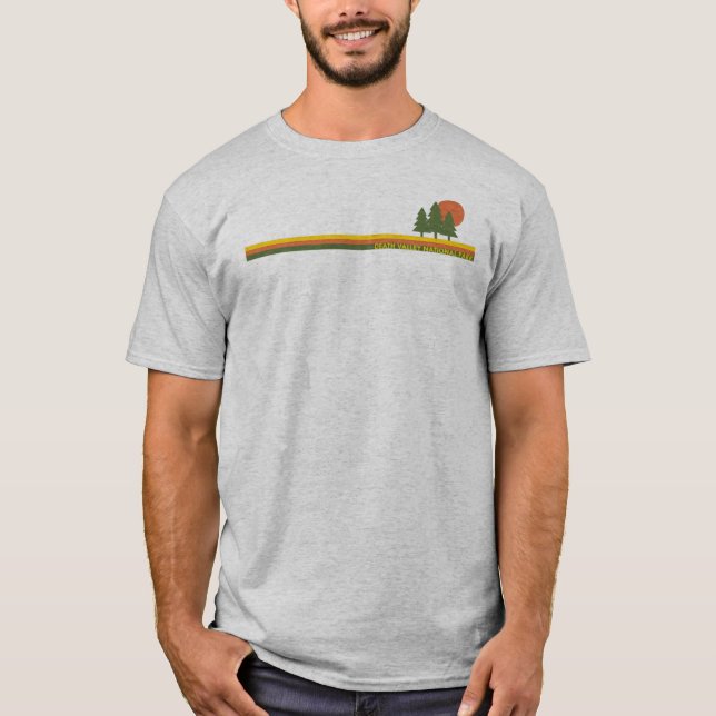 Death Valley National Park Pine Trees Sun T-Shirt (Vorderseite)