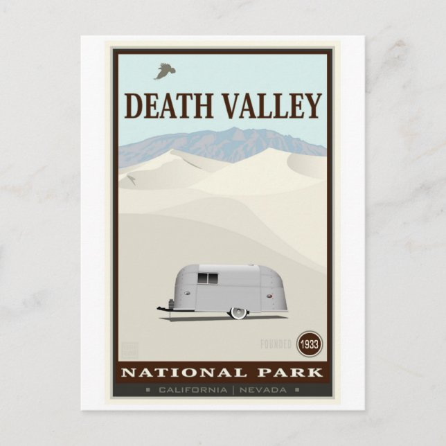 Death Valley National Park Postkarte (Vorderseite)