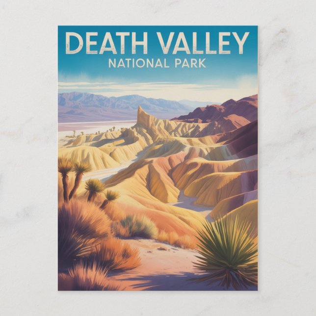 Death Valley National Park Postkarte (Vorderseite)