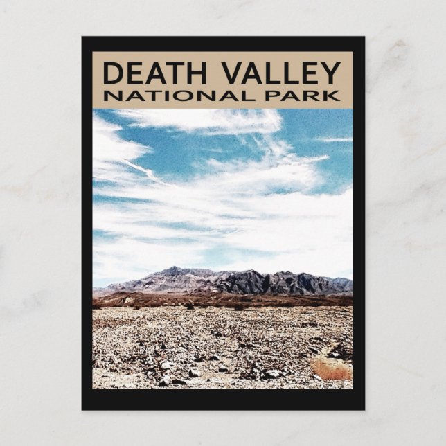 Death Valley National Park Postkarte (Vorderseite)