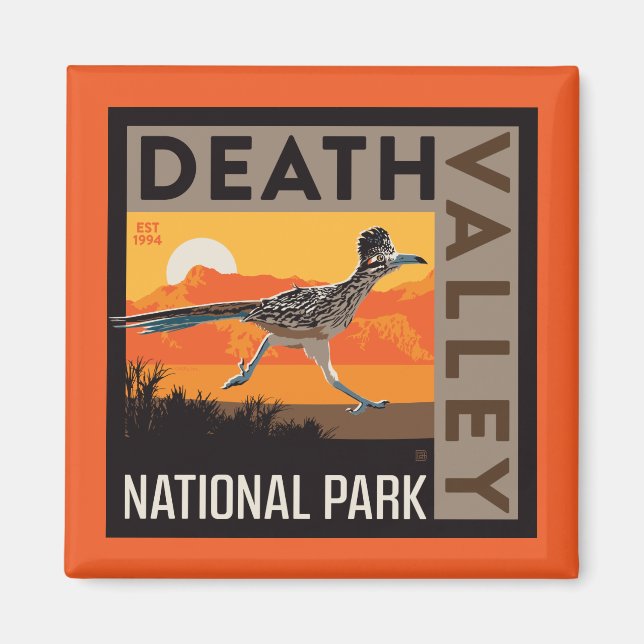 Death Valley National Park | Roadrunner Magnet (Vorne)