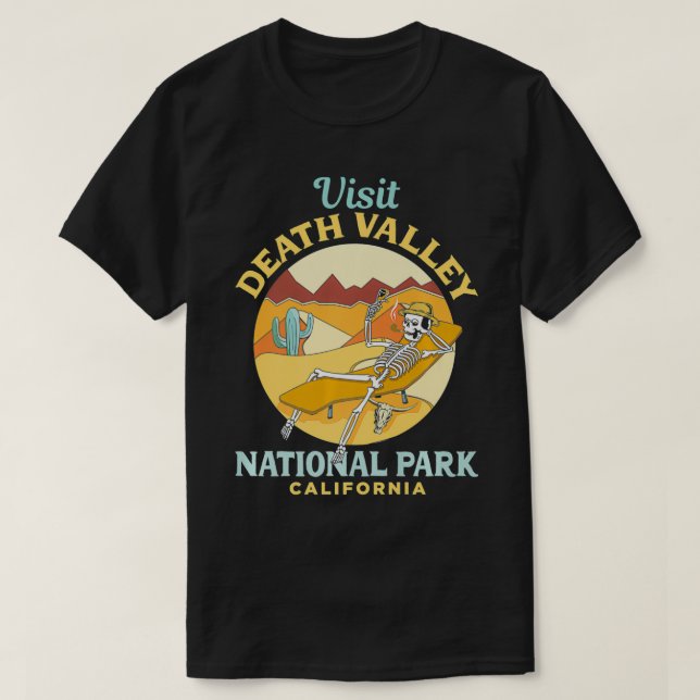 Death Valley National Park USA California Nevada P T-Shirt (Design vorne)
