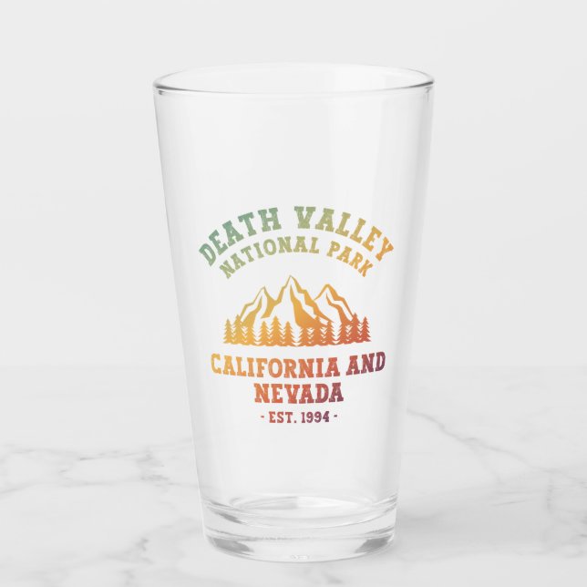 Death Valley National Park USA Gradient Glas (Vorderseite)