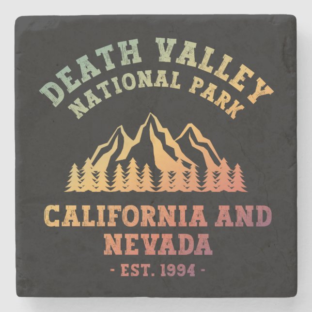 Death Valley National Park USA Gradient Steinuntersetzer (Vorderseite)