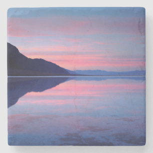 Death Valley Nationalpark. Badwater bei Sonnenaufg Steinuntersetzer
