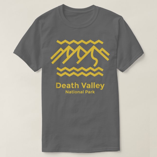 Death Valley Nationalpark California Retro Graphi T-Shirt (Design vorne)