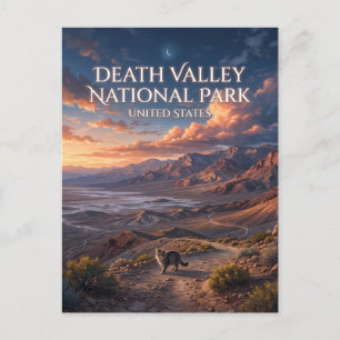Death-Valley-Nationalpark, Kalifornien/Nevada, USA Postkarte