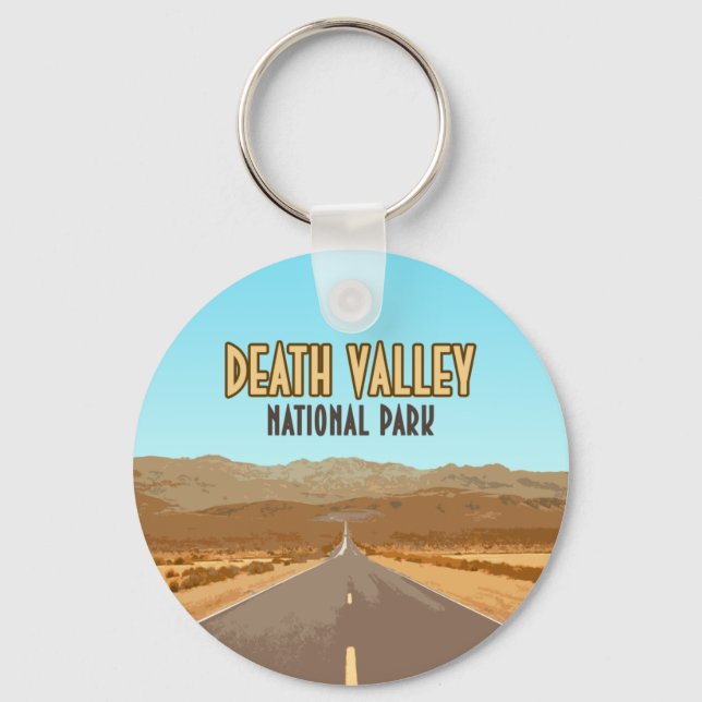 Death Valley Nationalpark Nevada Vintag Schlüsselanhänger (Vorderseite)