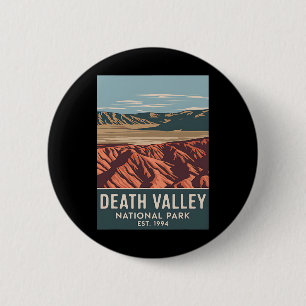Death Valley Nationalpark Vintage Camping Wandern Button
