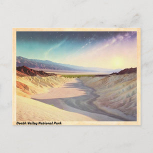 Death-Valley-Nationalpark Vintage Postkarte
