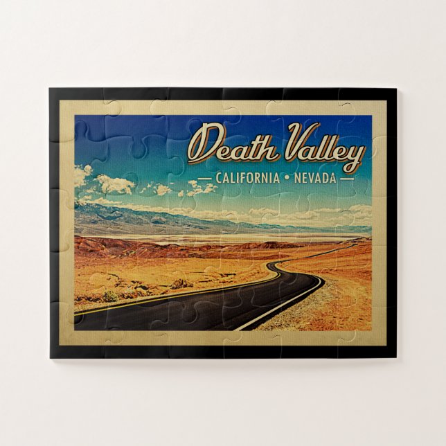 Death Valley Nationalpark Vintage Reise (Horizontal)