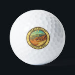 Death Valley Nationalpark Vintage Wandern neben de Golfball<br><div class="desc">Death Valley Vektorgrafik Design. Der Park ist bekannt für den Titus Canyon,  mit einer Geisterstadt und farbenfrohen Felsen,  und die Salinen des Badwater Becken,  Nordamerikas tiefsten Punkt.</div>