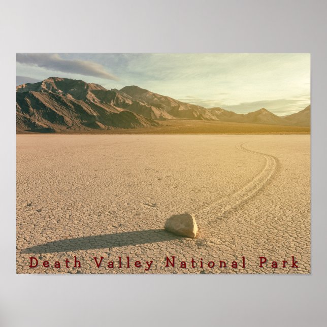 Death Valley Racetrack Playa Poster (Vorne)