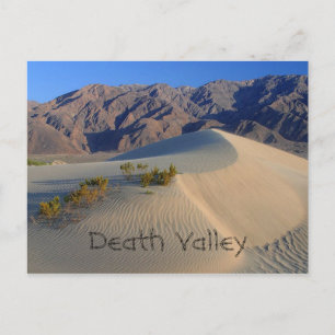 Death Valley Sand Dunes Postkarte