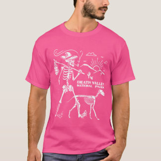 Death Valley Skelett Wandern Nationalpark Camping T-Shirt