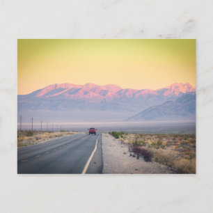 Death Valley Sunset Postkarte