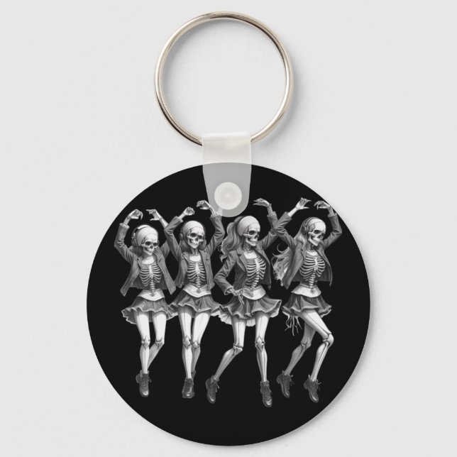 Death Women Dance Schlüsselanhänger (Vorderseite)