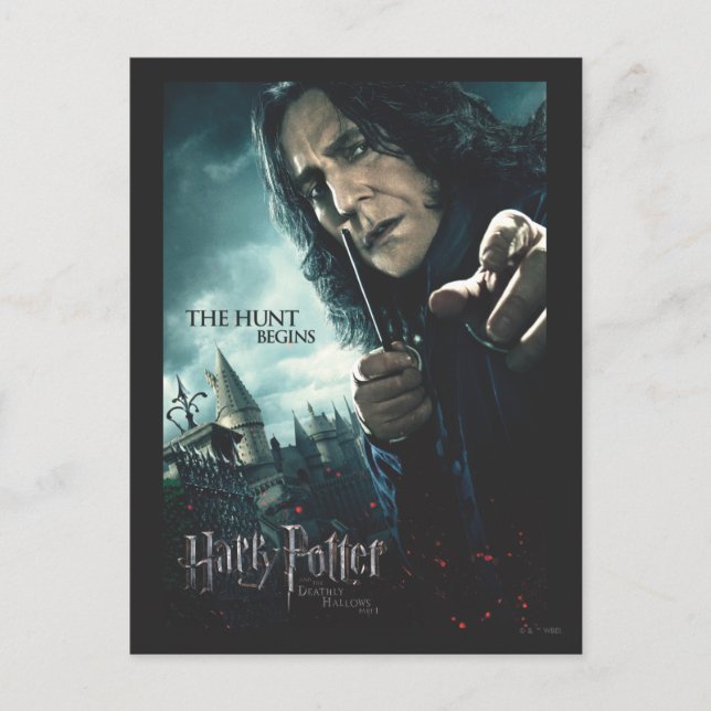 Deathly Hallows - Snape 2 Postkarte (Vorderseite)