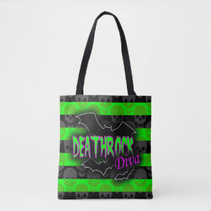 Deathrock Diva Tote Bag Tasche