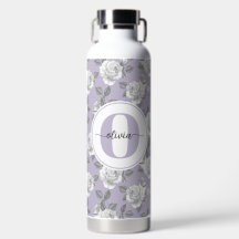  32 oz. Rose Jardin Monogramme Lavande Bouteille d