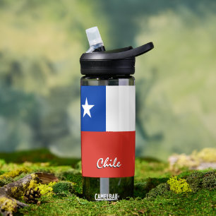 D'eau Bouteille chilienne, Drapeau patriotique chilien