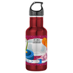 D'eau Bouteille de conditionnement physique (rose) - SRF