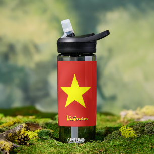 D'eau bouteille de Vietnam, drapeau patriotique vietnami
