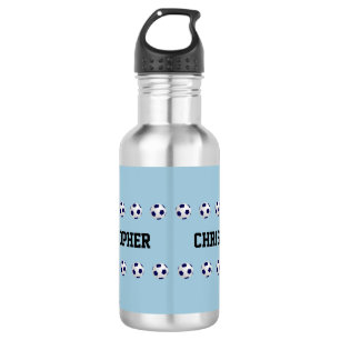 D'eau Bouteille d'eau, personnalisée, le football,