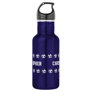 D'eau Bouteille d'eau, personnalisée, le football,
