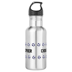 D'eau Bouteille d'eau, personnalisée, le football, acie