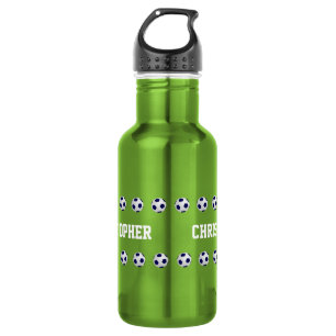 D'eau Bouteille d'eau, personnalisée, le football, vert