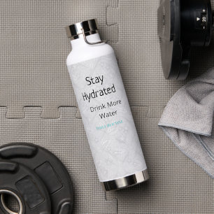 D'eau Bouteille d'hydratation Eau de gym motivationnel