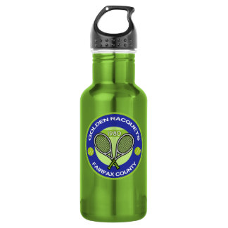 D'eau Bouteille d'or de sports de raquettes