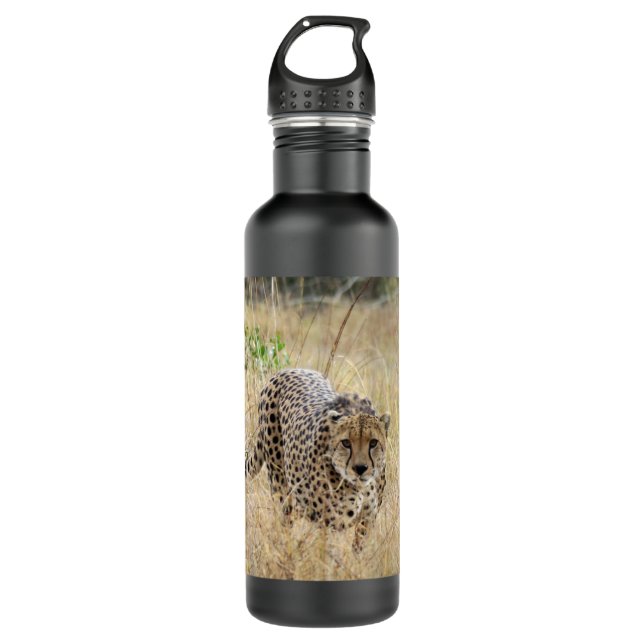 D'eau Bouteille en acier inoxydable Cheetah (Devant)