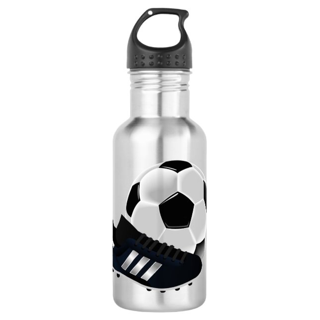D'eau Bouteille en acier inoxydable de soccer (Devant)