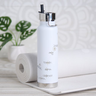 D'eau Bouteille Fun & Inspirante Quotidien & Sport & Cad