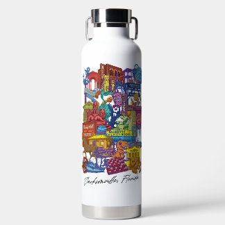 D'eau Bouteille isolée des 904 quartiers