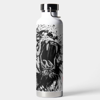 D'EAU BOUTEILLE ISOLÉE THOR TIGRE NOIR NOM PERSONNALISÉ