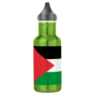 D'eau Bouteille Liberty avec drapeau de la Palestine
