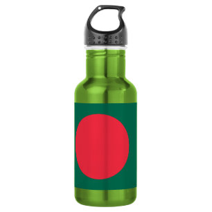 D'eau Bouteille Liberty avec drapeau du Bangladesh