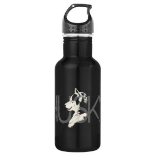 D'eau Bouteille personnalisée Husky Chien Husky