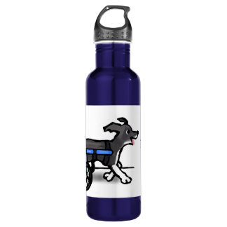 D'eau Classic Secouru rouleaux Logo Design Bouteille d'e