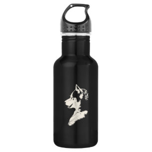 D'eau En Acier Inoxydable Bouteille de chien Husky personnalisée Husky