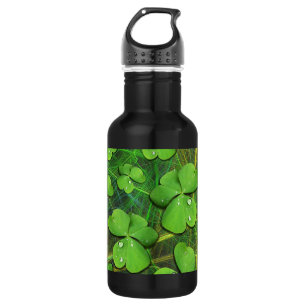 D'eau En Acier Inoxydable Bouteille de la Saint Patrick Shamrock verte