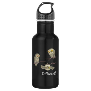 D'eau En Acier Inoxydable Différent ! petit hibou renversé~ bouteille d'alum