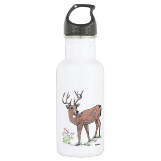 D'eau En Acier Inoxydable La bouteille de liberté de cerfs communs…