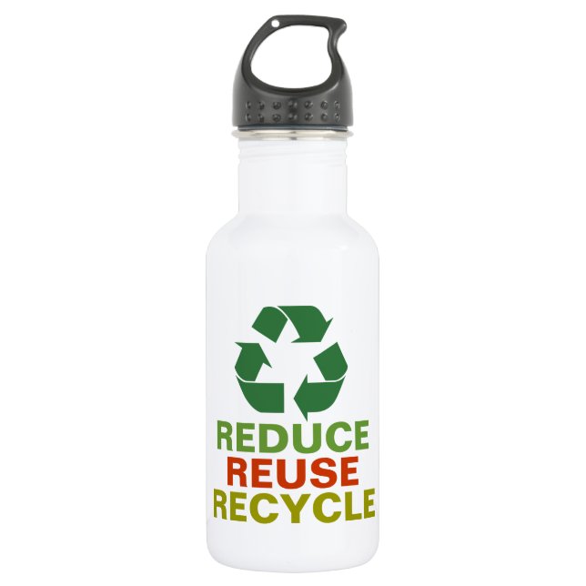 D'eau En Acier Inoxydable Réduisez la réutilisation réutilisent la bouteille (Devant)
