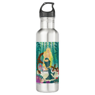 D'eau Famille de sirènes (blondes légères) Bouteille d'e