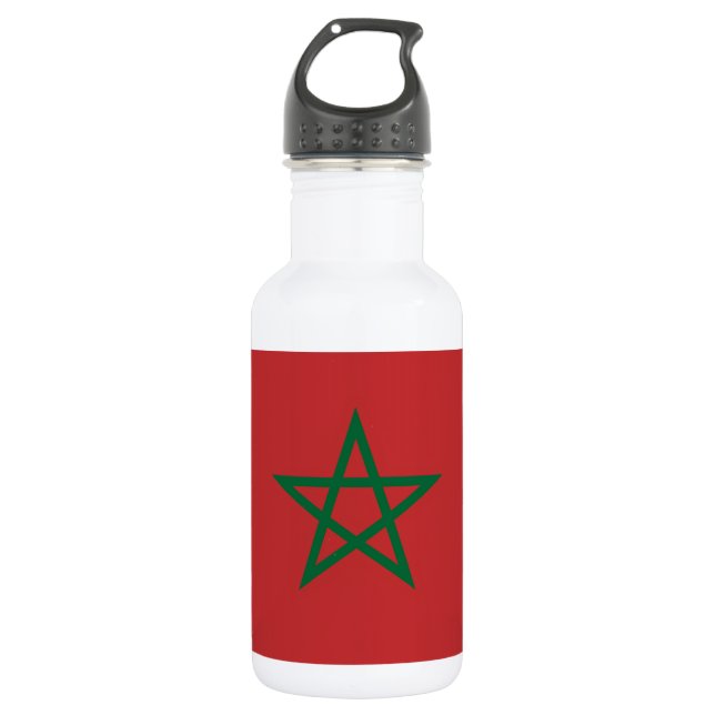 D'eau Marocain Drapeau Bouteille Liberté (Devant)